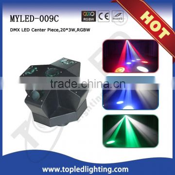 Trade Assurance DMX 20x3W RGBW Laser Bright Stage Light