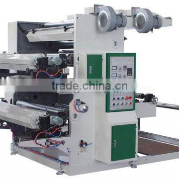 YT-2600 Two Colors Plastic film roll to roll banner printing machine