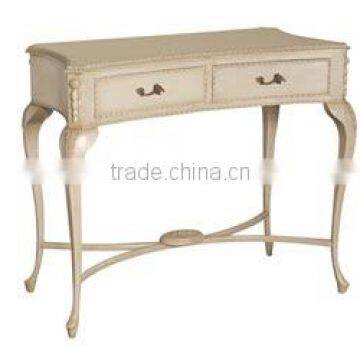 Portofino Writing Desk 2 Drawers Smooth Brown Distressed