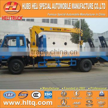 DONGFENG 4x2 load transport lorry with crane low price factory sale