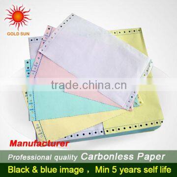 Custom good quality perfect print carbonless paper with low price