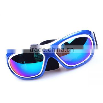 Fashion Polarized racing riding goggles motocross with interchangeable colorful straps