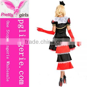New Design Deluxe Royal Red Queen Costume Fancy Party Dresses For Girls