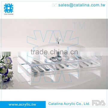 Taiwan Manufacturer High Quality Acrylic Tableware Tray