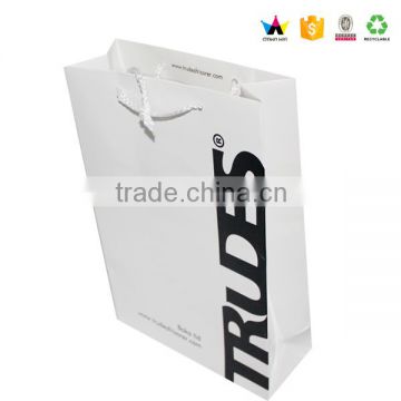 Free samples luxury custom shopping matt paper bag