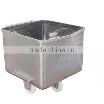 200L Vegetable Skip Car/ Charging Car SUS 304 Stainless Steel