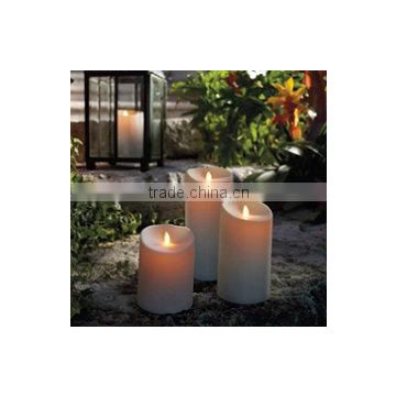 2014 hot sale flameless moving wick led candle