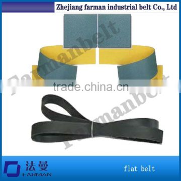 Heat resistant conveyor flat belt