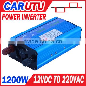 12vDC 220vAC 1200w modified solar power inverter,inverter