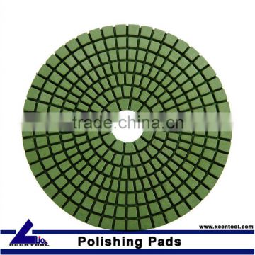 Stone polishing diamond polishing pad