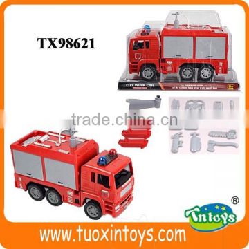 mini model fire truck scale toy