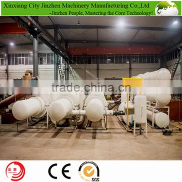 LARGE CAPACITY Continuous Used Tire/plastic Pyrolysis equipment with CE/ISO