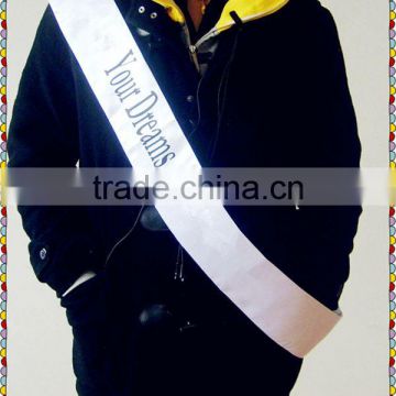 Print Pageant Sashes for Promotion