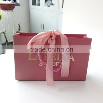 2016 china factory customized fancy christmas paper gift bags