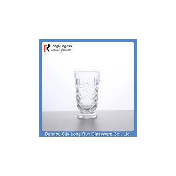 LongRun 7oz wholesale pineapple cut juice glass with stand