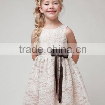 Sleeveless Lace Dress Girl Dress Kids Dress
