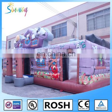 SUNWAY Halloween inflatable haunted house for sale inflatable maze for kids SP-101