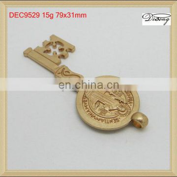 DEC9529 new design gold key pendant