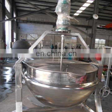 Popular Profession Widely Used Steaming Jacket Machine Electric Gas Steam Tilting Mixer Cooking Equipment Jacketed Kettle