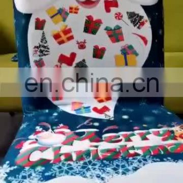 New Christmas  home decoration  Santa Claus decoration universal  spandex  back chair covers
