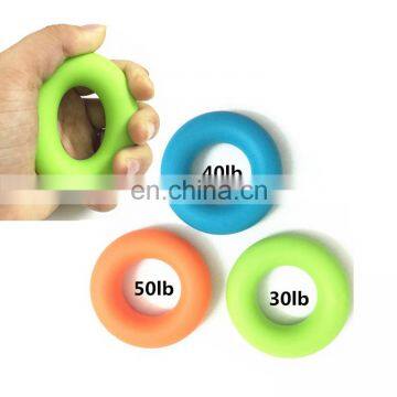 High Quality Portable  Silicone Fitness Equipment Grip Ring Exercise Hand Grips Gripper