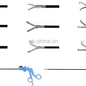Geyi  Autoclavable Abdominal Surgery  Laparoscopic Curved Bipolar Forceps with cable