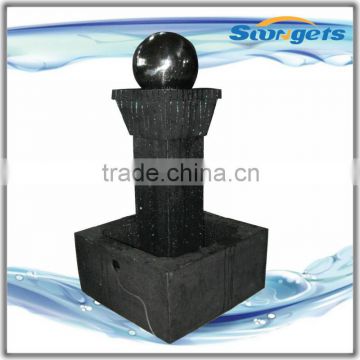 Outdoor polyresin water fountain for garden used