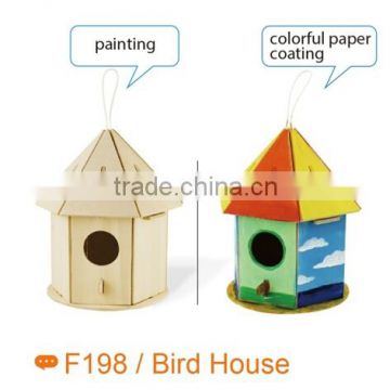 DIY educational wooden bird house kit toys