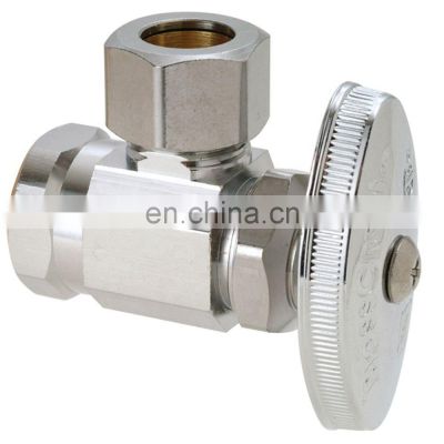 one inlet two outlet 3 way toilet angle valve