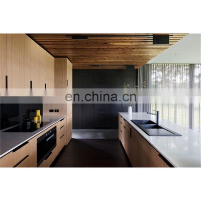 Modern modular designs melamine kitchen cabinet