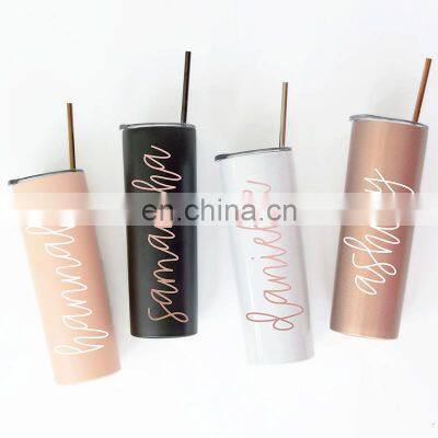 Personalize color and logo 12 oz double wall vacuum stainless steel tumbler wholesale