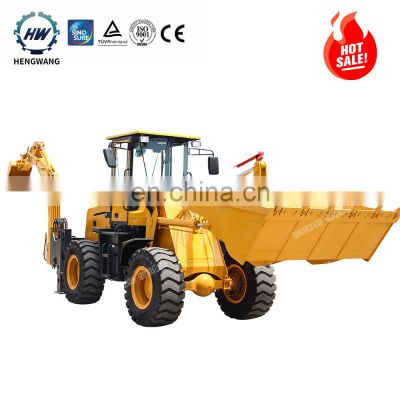 CE  1ton 2ton 3ton Mini Tractor Backhoe Loader price small backhoe 4x4 with attachment tools in the philippines