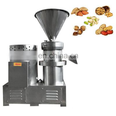 Vertical Emulsifying Colloid Mill Industrial Sesame Grinding Peanut Butter Chili Sauce Making Machine Chocolate