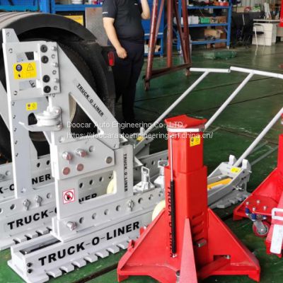 frame press for heavy vehicle frame repair