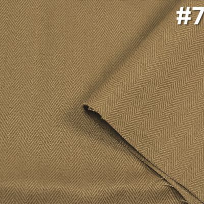 11.2oz Premium Armygreen Dyed Fabric 380gsm Khaki Heringbone Pants Dress Coat Cloth Supplier W1302193