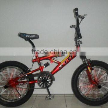 HH-BX2015 aluminum bicicleta bmx freestyle com suspensao bicycle