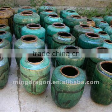 chinese antique ceramic beautiful nice wine green pot