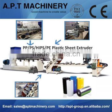 Plastic Sheet Extrusion Machine / PP Sheet Making Machine / PS Sheet Making Machine