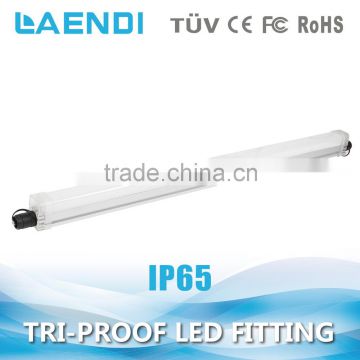 2016 Hot Selling 100lm/w led tri-proof light 18-40w ip65 led linear t8 fitting