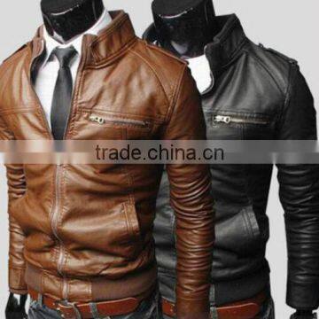 New Fashion Cheap Pakistan Leather Jacket for Man,Leather Black 8 Ball Cowhide Bomber Leather Jacket