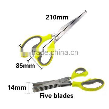 5 Blade Household Scissors,Detachable Kitchen Scissors