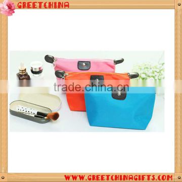 Candy color bag waterproof nylon funny makeup toiletry cosmetic bags