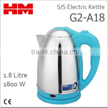 1.8L Stainless Steel Electric Milk Kettle CE/GS/ROHS Certification - Factory Price
