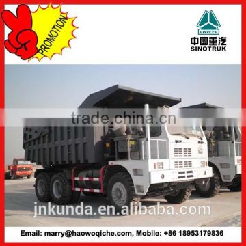 Sinotruk lowest price for Howo 6x4 70t mining dump truck