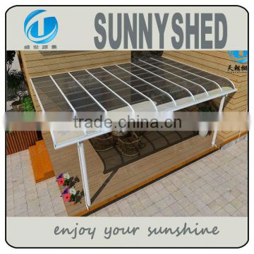 weather resistance awning polycarbonate shelter pergola for garden