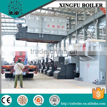 Cotton seed shell fired hot water boiler