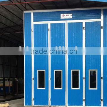 CE approved 15 meter long bus spray booth,infrared heat paint room