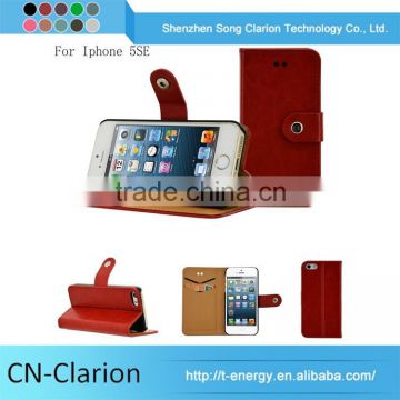 China Wholesale Manufacturer Wallet Cases For Smart Phone for Iphone 5SE case