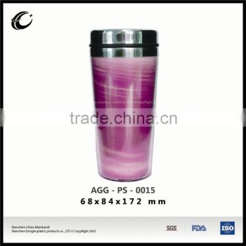 logo printing oem new design tableware water drinkware plastic cup 400ml (14oz) plastic cup plastic cup with lid and straw
