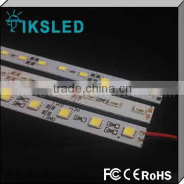 With aluminum slot smd5730 blue red green 36leds/pc rigid led strip